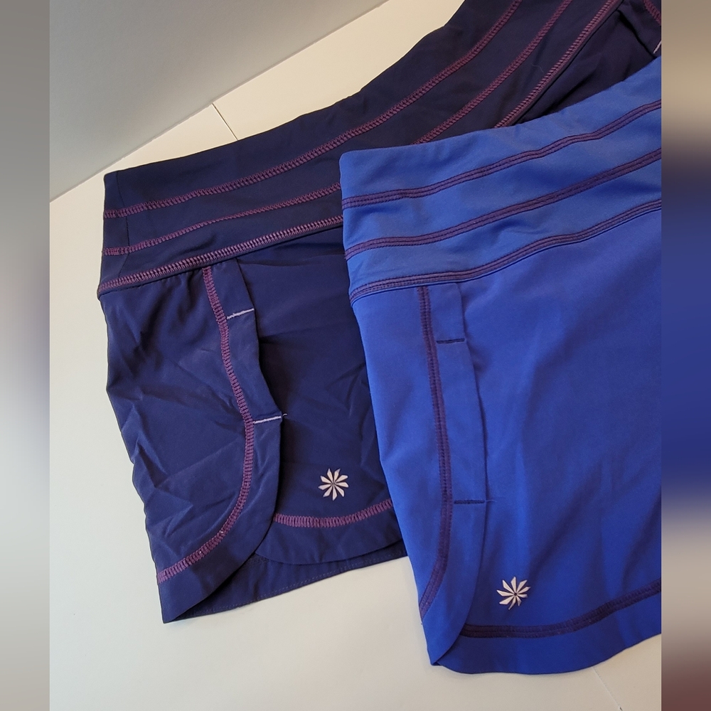 Athleta Run Short, Size S, Electric Blue, Purple
